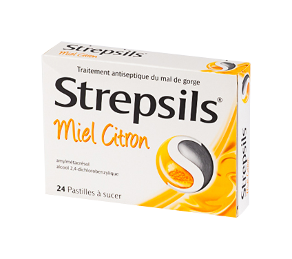 Image STREPSILS MIEL CITRON